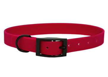 Produktbild von Biothane Halsband Magenta Schwarz / XL (49-59cm)