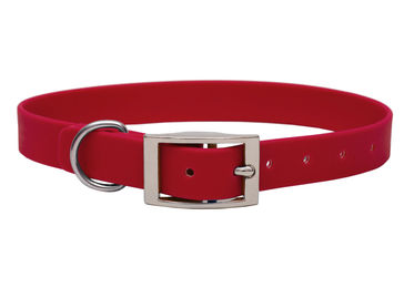 Produktbild von Biothane Halsband Magenta Silber / XXL (59-69cm)