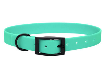Produktbild von Biothane Halsband Mint S (25-33cm) / Schwarz