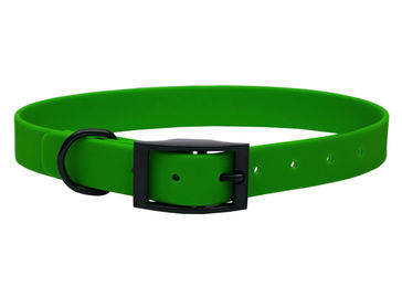 Produktbild von Biothane Halsband Olive XL (49-59cm) / Schwarz