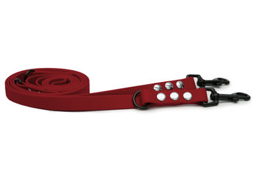 Produktbild von Biothaneleine Bordeaux 16mm / Silber