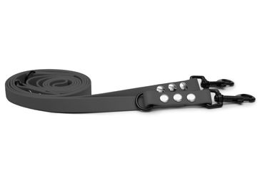 Produktbild von Biothaneleine Grau 16mm / Silber