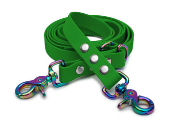 Produktbild von Biothaneleine Olive 20mm / Rosegold