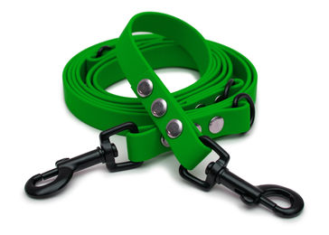 Produktbild von Biothaneleine Olive 25mm / Silber