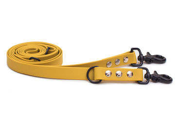 Produktbild von Biothaneleine Sonnengelb 20mm / Rosegold