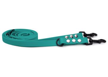 Produktbild von Biothaneleine Türkis 16mm / Schwarz