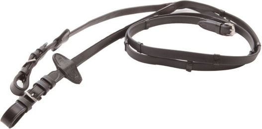 Biothanezügel mit Stegen PII schwarz - 1,25 m – Bild 1 von 3