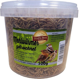 Produktbild von Birds Best Mehlwürmer getrocknet im Eimer 500g