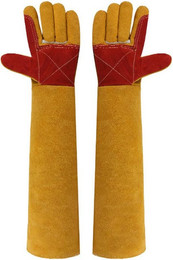 Produktbild von Bissfeste Handschuhe aus Leder für den Umgang mit Tieren