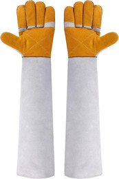 Produktbild von Bissfeste Handschuhe aus Leder für den Umgang mit Tieren