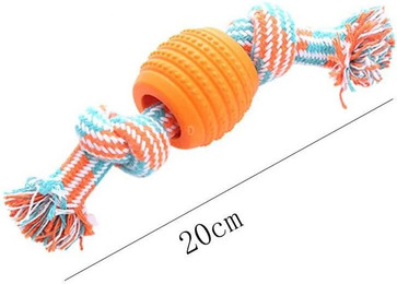 Produktbild von Bissfestes Hundeseilspielzeug aus Baumwolle für kleine Welpen - 1 Stk.