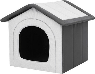 Produktbild von Bjird Hundehütte aus Ökoleinen mit herausnehmbarem Dach