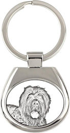 Produktbild von Black Russian Terrier, Chornyi Terrier - keychain with a dog, keychain with a print, personalized pendant from the Art-Dog brand silber