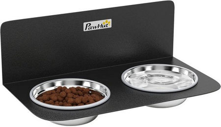Produktbild von BlingBin Futternapf höhenverstellbar Wand Hundenapf mit 2 x 800ml Edelstahlnäpfen, Edelstahl, Futterstation für kleine, mittlere, große Hunde