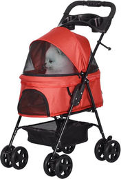 Produktbild von BlingBin Hundebuggy Zusammenklappbarer Hundewagen, Haustierwagen, Katzenwagen,