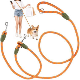 Produktbild von BlingBin Hundeleine Führleine, 2,5 m Seil, Crossbody-Hundeleine, mit Reflektierender, Nylon (1er Set, 1-tlg., 1tlg), für Hunde, zum Wandern, Joggen und Laufen, Hundetrainingslein