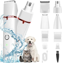 Produktbild von BlingBin Hundeschermaschine 4 in 1 mit Pfotentrimmer und Krallenschleifer