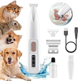 Produktbild von BlingBin Hundeschermaschine Profi mit LED-Licht und USB-Ladung
