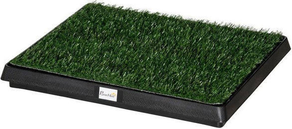 Produktbild von BlingBin Hundetoilette Welpentoilette mit Gras Hundeklo Trainingsunterlage 63 x 51 cm, wiederverwendbar Welpentoilette für Kleine Hunde