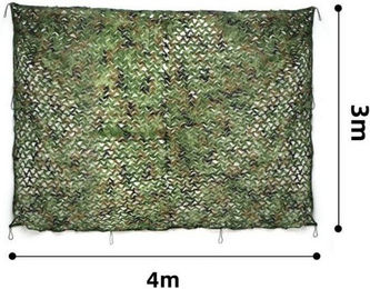 Produktbild von BlingBin Schutznetz Camouflage Jagd Tarnnetz Armee Tarnung - 12 m