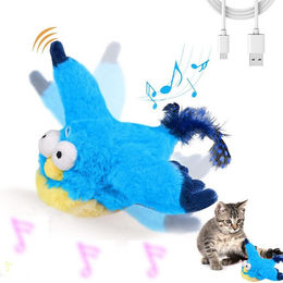 Produktbild von BlingBin Tier-Intelligenzspielzeug Interaktives Katzenspielzeug Vogel mit