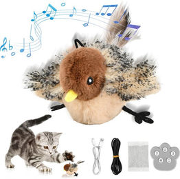 Produktbild von BlingBin Tier-Intelligenzspielzeug Katzenspielzeug Vogel Elektrisch, Interaktive