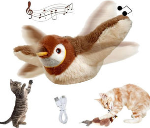 Produktbild von BlingBin Tier-Intelligenzspielzeug Katzenspielzeug Vogel Elektrisch, Interaktive