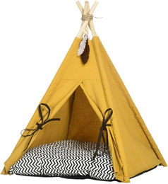 Produktbild von BlingBin Tierbett Tipi-Zelt für Haustiere, Tierhöhle