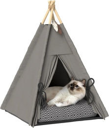 Produktbild von BlingBin Tierbett Tipi-Zelt für Haustiere, Tierhöhle