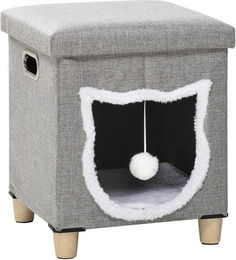 Produktbild von BlingBin Tierhaus Katzenbett Katzenhaus mit Spielball