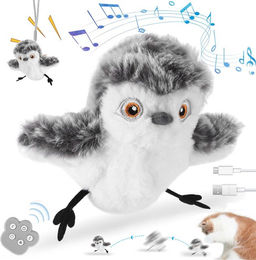 Produktbild von BlingBin Tierkuscheltier Interaktives Katzenspielzeug mit Fernbedienung