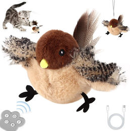 Produktbild von BlingBin Tierkuscheltier Interaktives Katzenspielzeug mit Fernbedienung