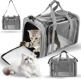 Produktbild von BlingBin Tiertransporttasche Transporttasche für Katze Hund,