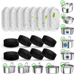 Produktbild von BlingBin Trinkbrunnen 16 Stück Katzenbrunnen Filter,