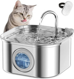 Produktbild von BlingBin Trinkbrunnen Katzenbrunnen 3,2L Trinkbrunnen für