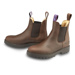 Produktbild von Blue Heeler Chelsea Boots Jackaroo mit Lammfell Braun