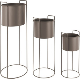 Produktbild von Blumenkasten rund Metall Present Time Essence