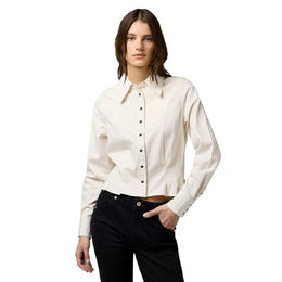 Bluse Peplum Pinstar White – Bild 1 von 5