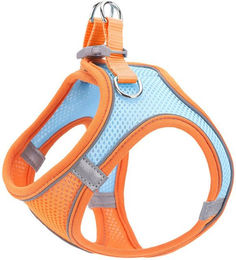 Produktbild von Blusmart Hunde-Geschirr Soft Mesh kleine Katze Geschirr,Verstellbare Weste, Reflektierend Haustiergeschirr, für Haustier Kätzchen