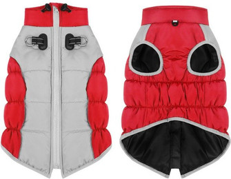 Produktbild von Blusmart Hundejacke XL-6XL mit Reißverschluss und reflektierender Weste