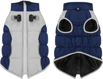 Produktbild von Blusmart Hundejacke XL-6XL Wintermantel mit Reißverschluss und reflektierender Weste