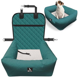 Produktbild von BLUZELLE Hunde Autositz 2-in-1 Hundebett für kleine und mittelgroße Hunde