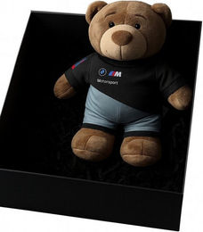 BMW Tierkuscheltier BMW M Geschenkset Geschenkbox Plüschbär Plüsch M-Anzug Kuscheltier, (1-tlg) – Bild 1 von 5