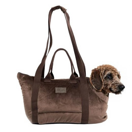 Produktbild von bo&flash Hundetragetasche Portland Claudelle Taupe