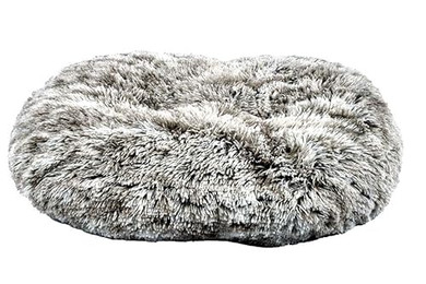 Produktbild von Bobby Bett Oval Poilu Bicolor schwarz - 88 x 58 cm