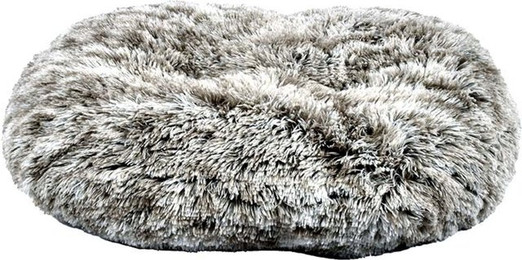 Produktbild von Bobby Bett Oval Poilu Bicolor schwarz - 73 cm