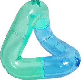 Produktbild von Bobby Hundespielzeug Pyramide - blau: L 14,1 x B 14,1 x H 9,2 cm