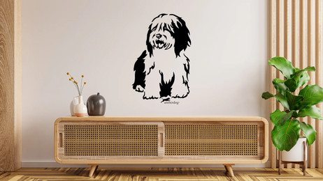 Produktbild von Bobtail Wandtattoo Wandbild Wandsticker Wandaufkleber Wanddekoration