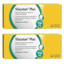 Produktbild von Boehringer Ingelheim Viacutan Plus Kapseln - 2 x 40 Stk.
