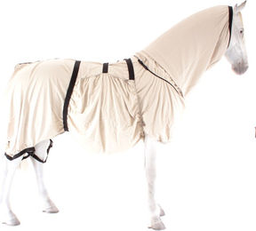 Produktbild von Boett Ekzemerdecke Sweet Itch - grey/beige (Größe 125 - 135)